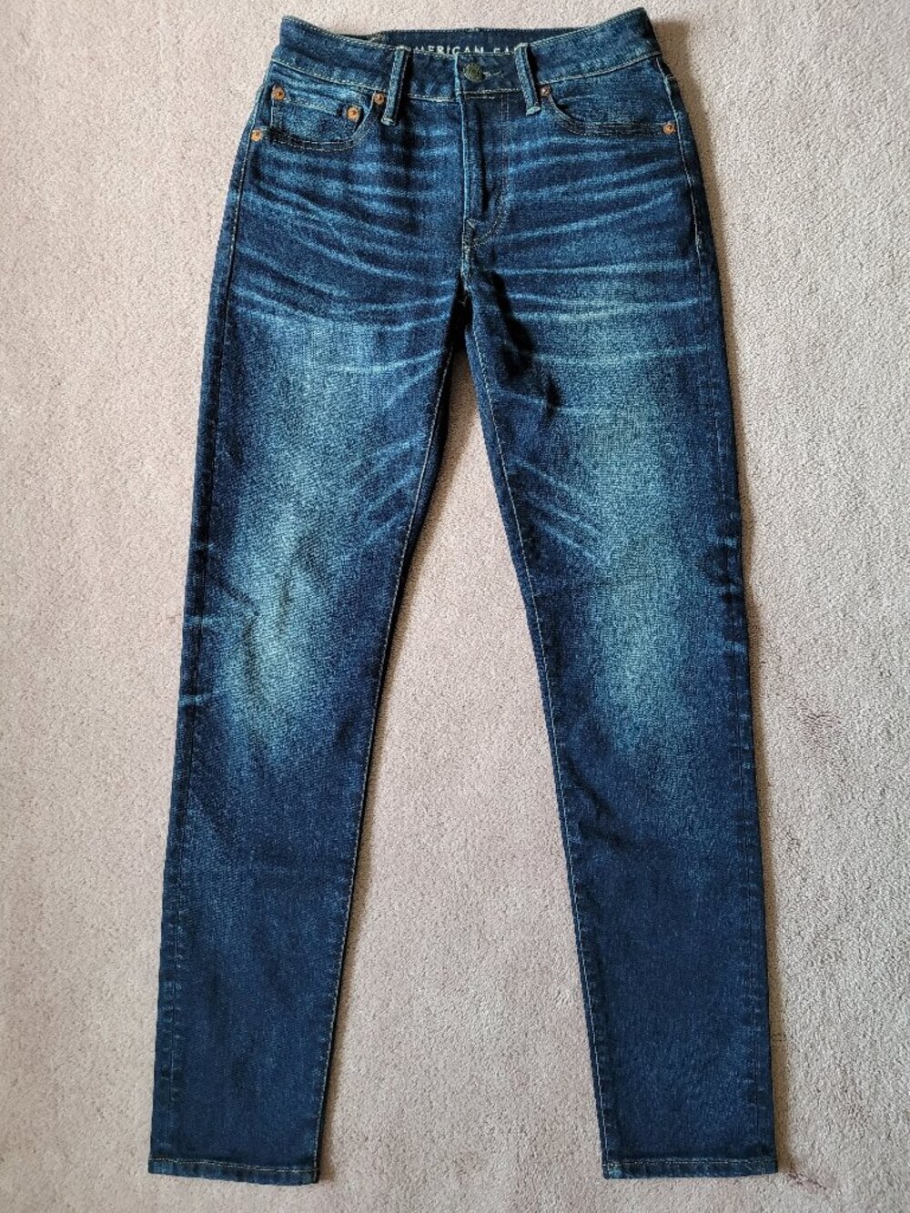 American Eagle Men's AirFlex+ Authentic Skinny Jeans Size 28x31.5 (28x32 Tag)